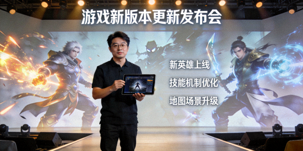 电竞新闻配图 - 游戏开发者展示新版本更新内容