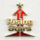Rising Stars 战队Logo - 上升箭头与星星